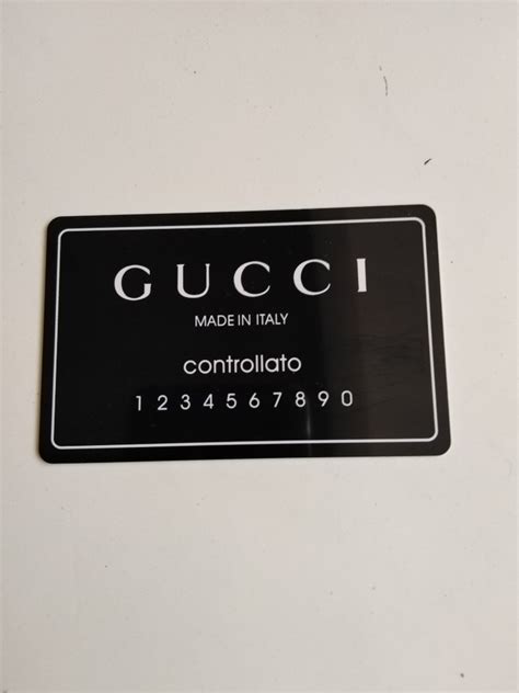 gucci controllato card serial 2237|gucci tag download.